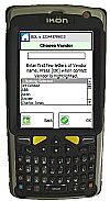 Handheld computer with barcode reader and RFID reader capability IKON from Psion