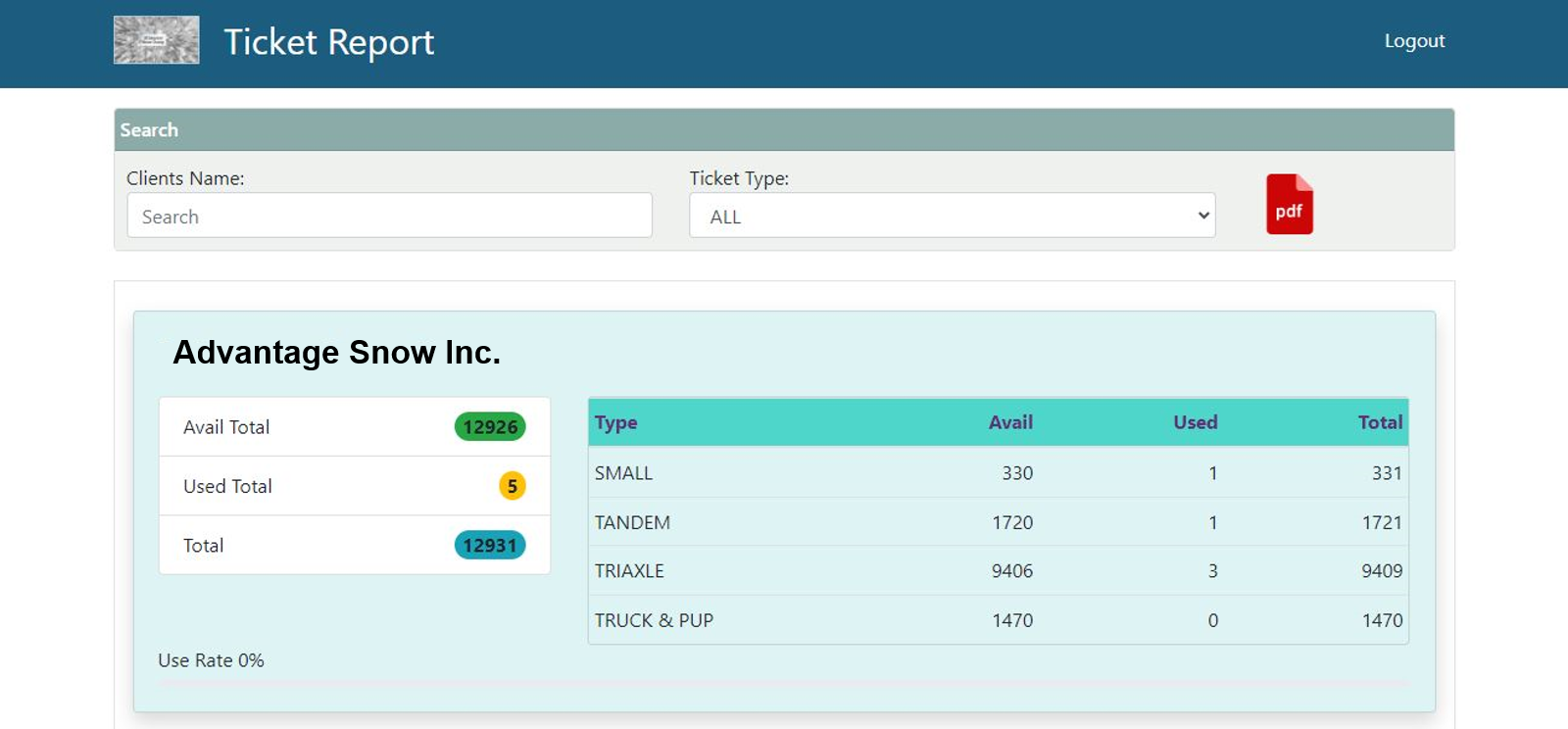 Report example